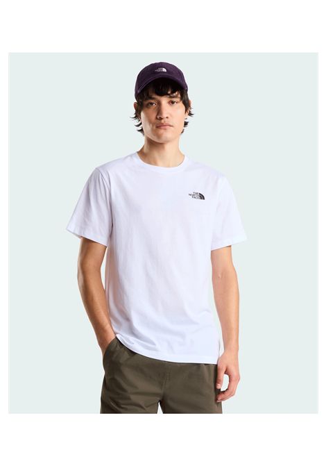 T-shirt The North Face Evolution Box NSE Regular Bianco Nero Uomo THE NORTH FACE | T-shirt | NF0A8B6K-FN4
